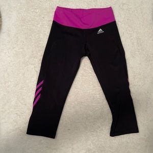 Adidas climalite 3/4 workout pants